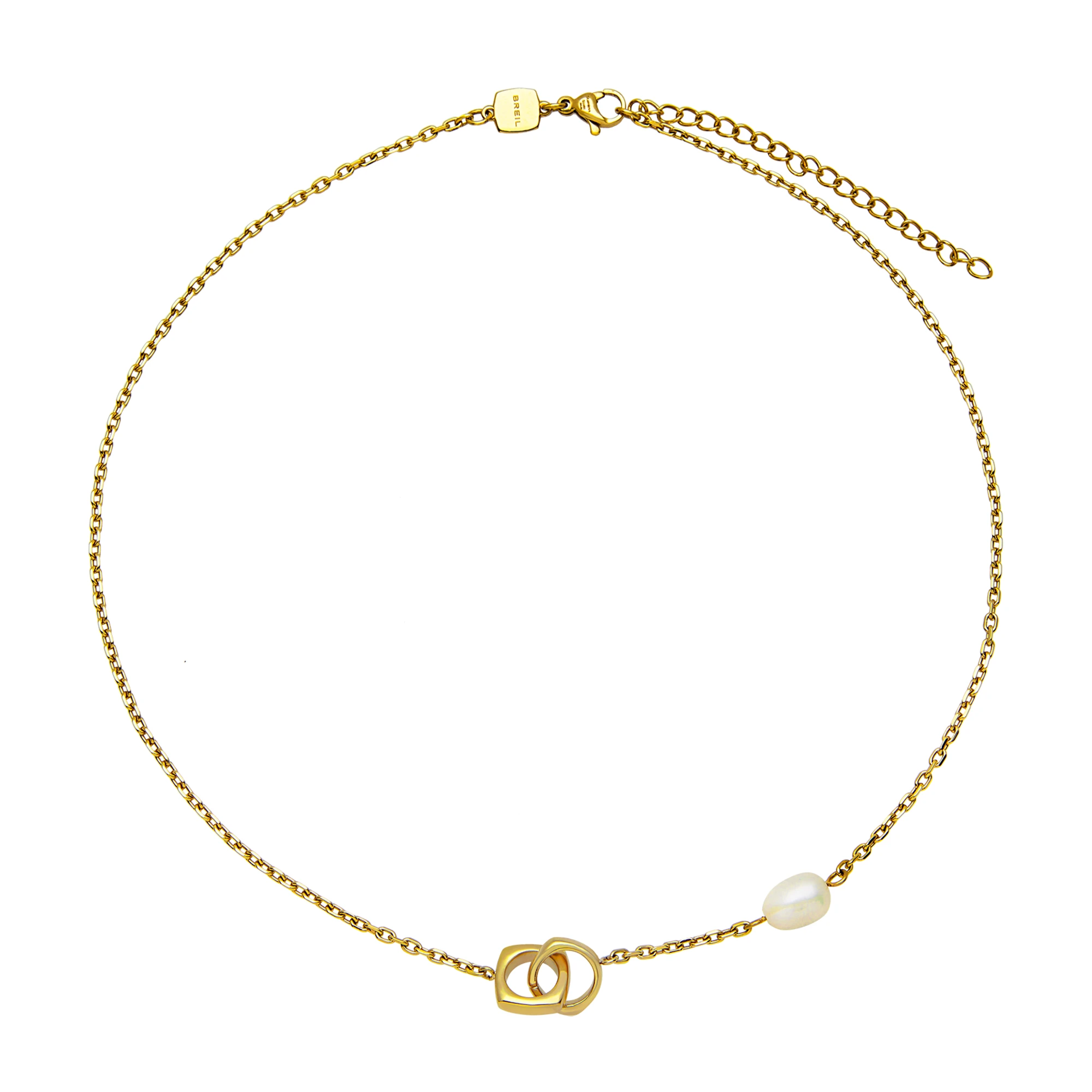 TETRA IP GOLD STEEL NECKLACE TJ3495 Breil Official