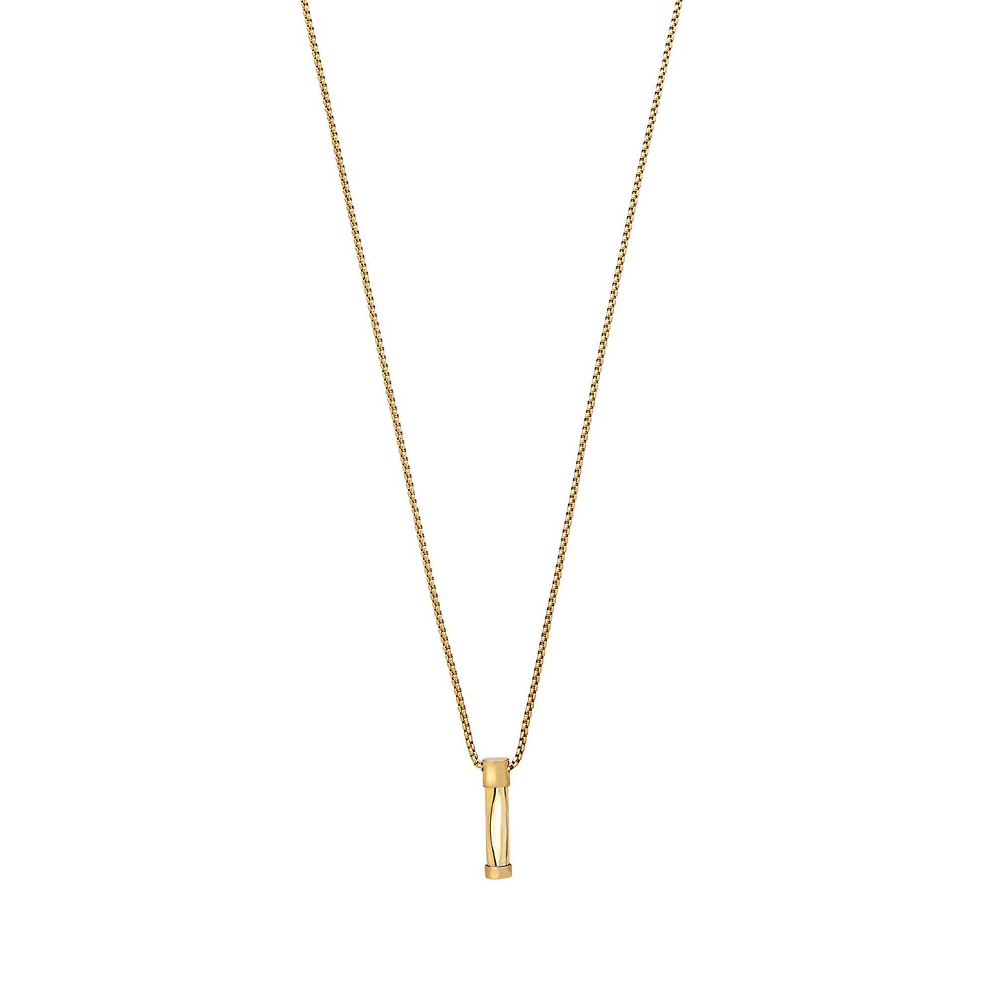 FLOW STAINLESS STEEL NECKLACE WITH PENDANT GOLD COLORED TJ3542 Breil Official