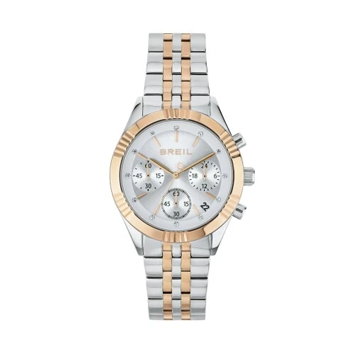 Watches Chrono Woman in Stainless Steel Breil Official Store